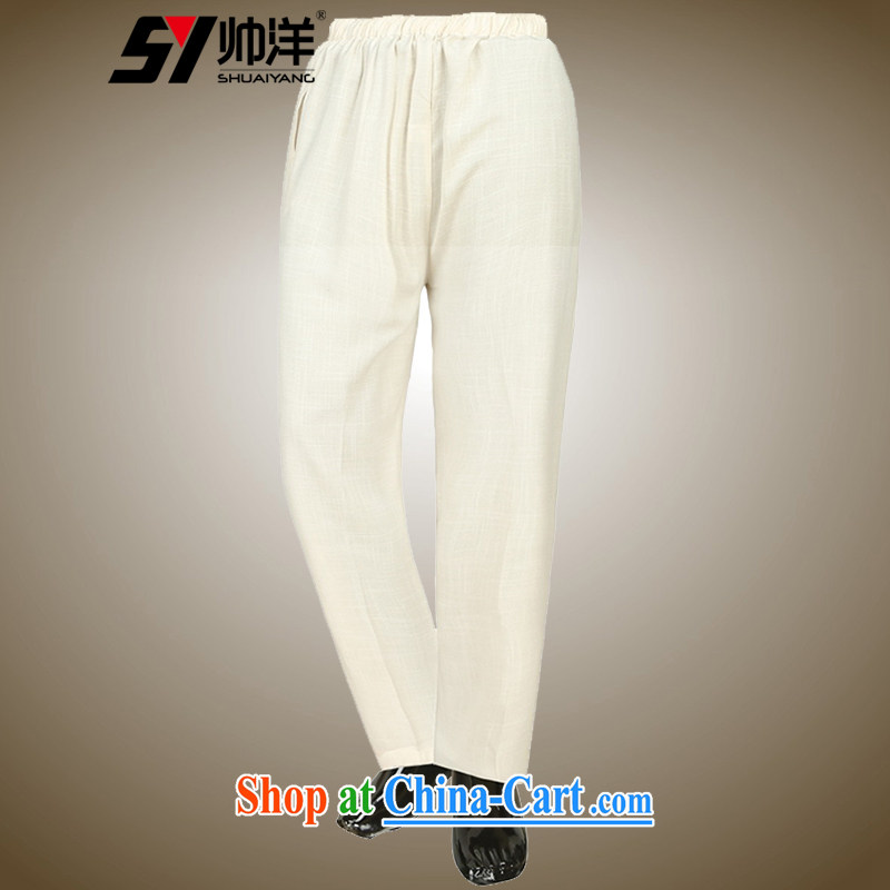 cool ocean 2015 new summer men's short pants China wind pants ultra-thin breathable Chinese men and white 39/165, cool ocean (SHUAIYANG), shopping on the Internet