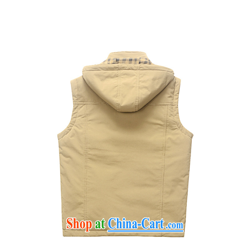 Jeep vehicles tang on the solid-colored sleeveless multi-pocket a to cap washed cotton business youth leisure coin zip the folder jacket 8877 army green L, jeep vehicles (jeepchariot), on-line shopping