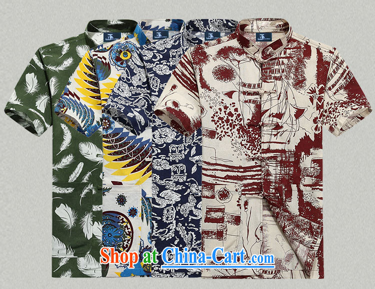 Jack And Jacob - Wolf JIEYA - WOLF New Tang replace short-sleeve men's cotton summer the color T-shirt shirt and stylish lounge, men's blue white floral 6012 190/XXXL pictures, price, brand platters! Elections are good character, the national distribution, so why buy now enjoy more preferential! Health