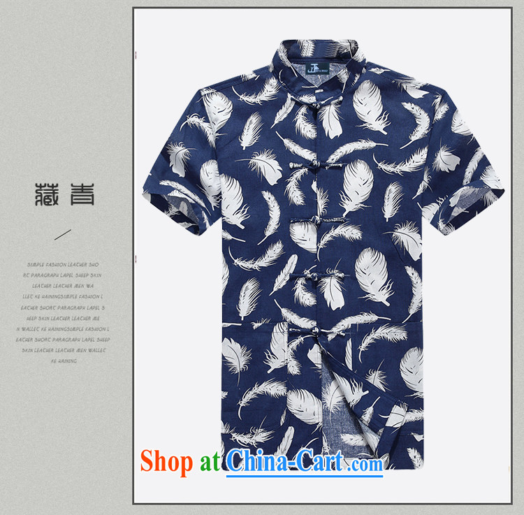 Jack And Jacob - Wolf JIEYA - WOLF New Tang replace short-sleeve men's cotton summer the color T-shirt shirt and stylish lounge, men's blue white floral 6012 190/XXXL pictures, price, brand platters! Elections are good character, the national distribution, so why buy now enjoy more preferential! Health