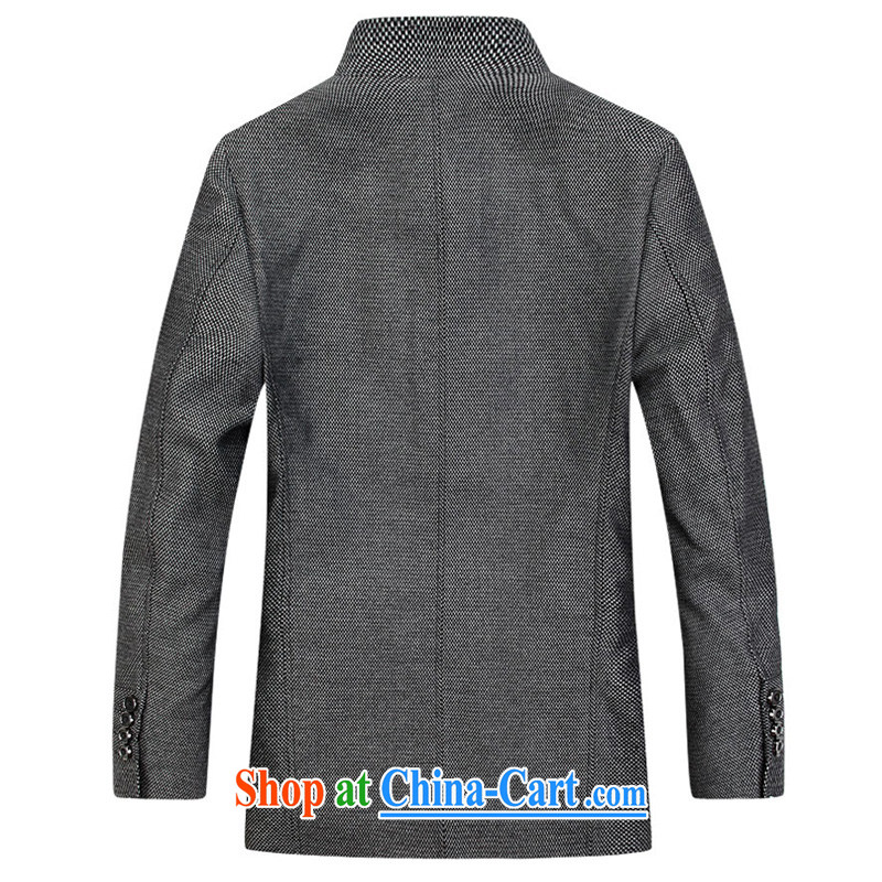 To Wing Prince and smock genuine male Chinese, for cultivating spring suit men China wind wool jacket men jackets black and gray 195/56, wing Prince (WUWING), shopping on the Internet