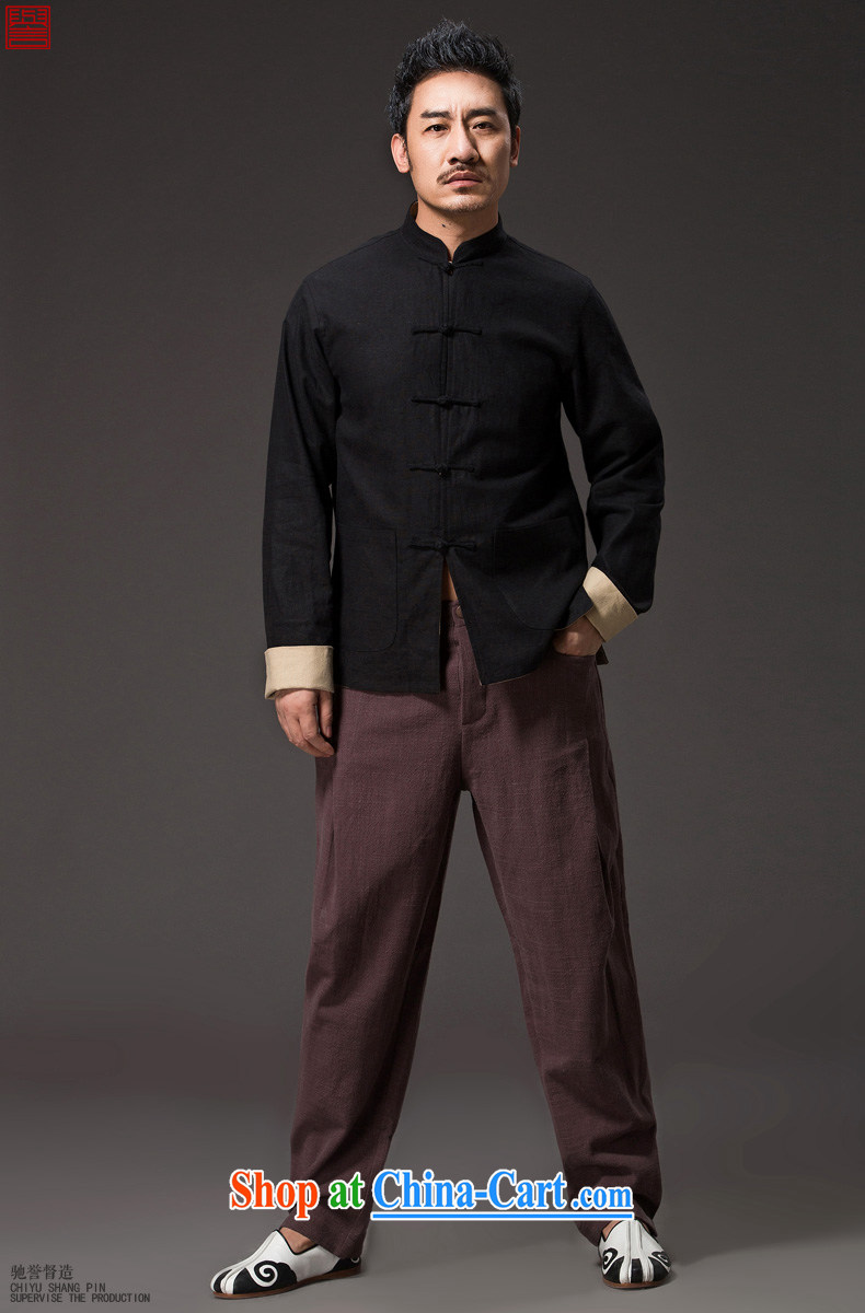 Internationally renowned Chinese style retro male Chinese loose long-sleeved Chinese, for the charge-back Chinese duplex wear clothing and Chinese men's national package mail Wong XXXL pictures, price, brand platters! Elections are good character, the national distribution, so why buy now enjoy more preferential! Health