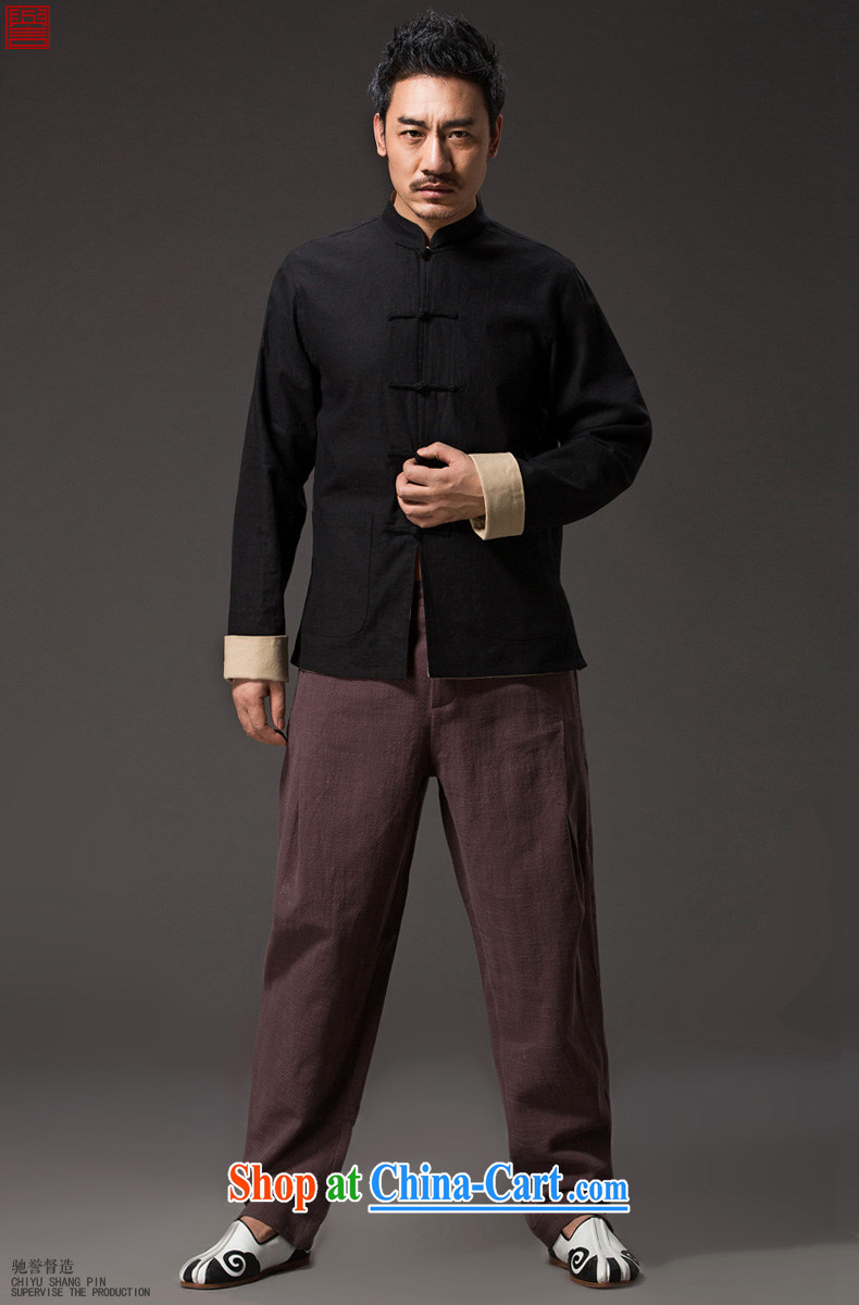 Internationally renowned Chinese style retro male Chinese loose long-sleeved Chinese, for the charge-back Chinese duplex wear clothing and Chinese men's national package mail Wong XXXL pictures, price, brand platters! Elections are good character, the national distribution, so why buy now enjoy more preferential! Health