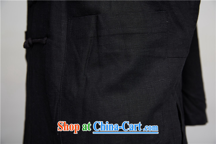 De-tong Xuan Wu 100% linen long-sleeved Chinese the howling ghost the double-shoulder 7 snap-summer Tang jackets China wind male Chinese clothing white 48/XL pictures, price, brand platters! Elections are good character, the national distribution, so why buy now enjoy more preferential! Health
