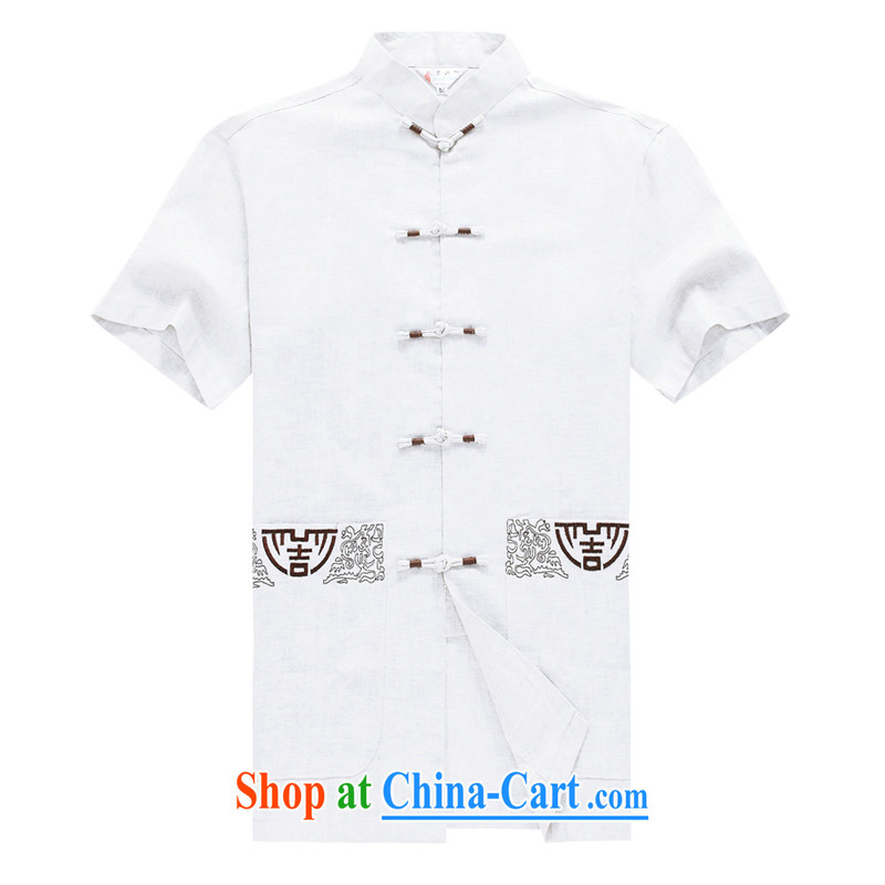 Tang is the short sleeve T-shirt with new summer, men's cotton The tang on the older Chinese short-sleeved father replace D 236 blue-black kit XXXL, refused to Disney's Prince (CANDYPRINCE), and, on-line shopping