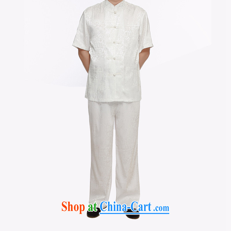 The chestnut mouse male summer the River During the Qingming Festival short-sleeved Chinese, for Chinese Package white XXXL, the chestnut mouse (JINLISHU), shopping on the Internet