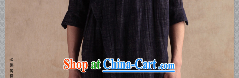 Only 3 Chinese wind sensation of the linen cotton shirt Yau Ma Tei Tong 7 short-sleeved T-shirt ethnic Chinese Han-chun tea-color-seok (XXL) pictures, price, brand platters! Elections are good character, the national distribution, so why buy now enjoy more preferential! Health