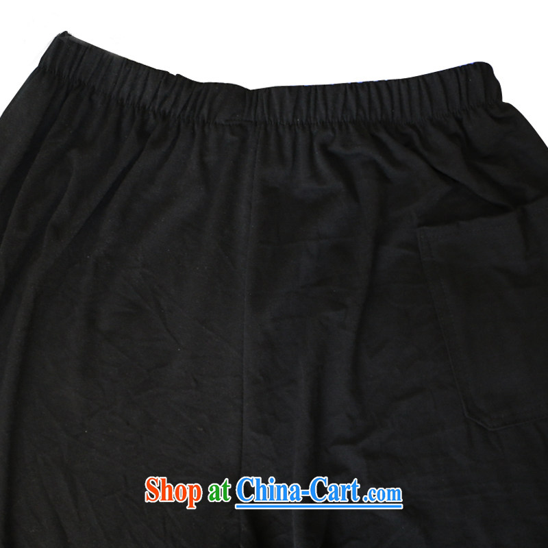 This figure skating Pavilion new summer, older men's relaxed and comfortable father the code lantern pants jogging pants elasticated waist high cotton the breathable ethnic wind black, code, and Yeon Shu pavilion, and, shopping on the Internet