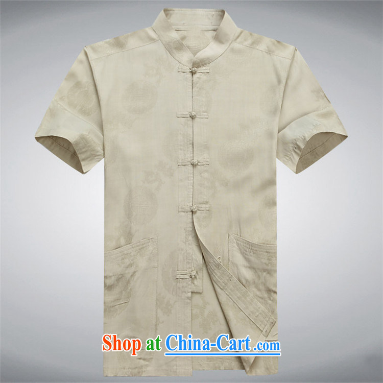 The summer, new Chinese middle-aged men, led the charge-back lounge Tang with a short-sleeved white XXXL pictures, price, brand platters! Elections are good character, the national distribution, so why buy now enjoy more preferential! Health