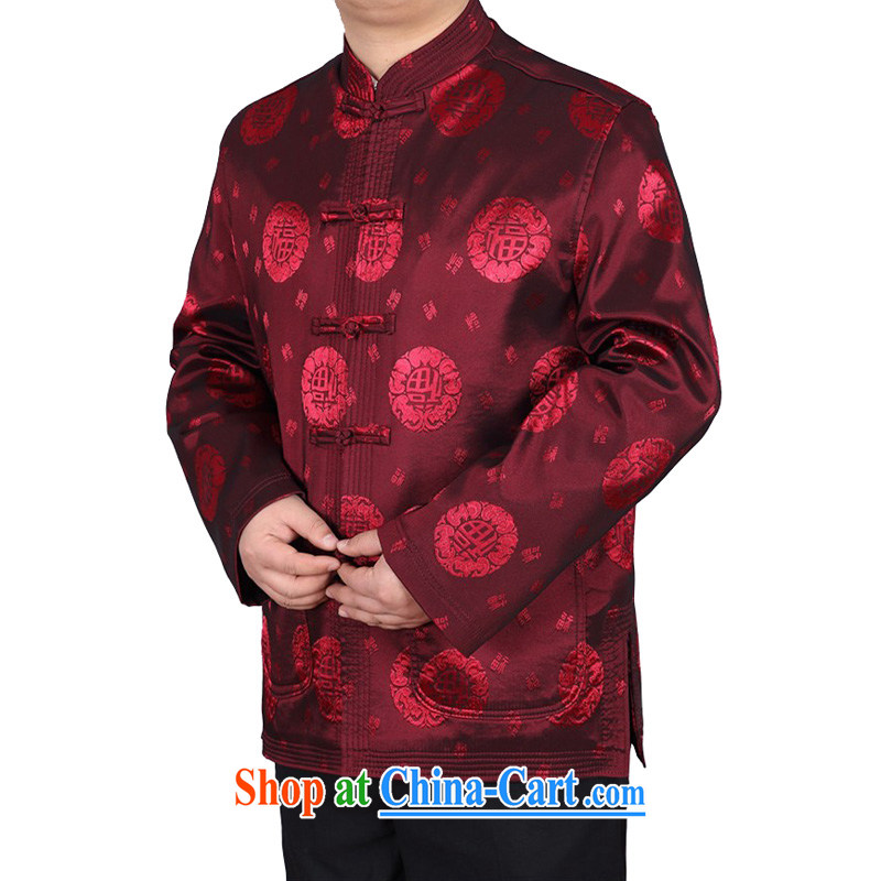The 2015, Spring Loaded Tang leisure middle-aged T-shirt Chinese Wind and national costumes red XXXL, AIDS, Tony Blair (AICAROLINA), online shopping