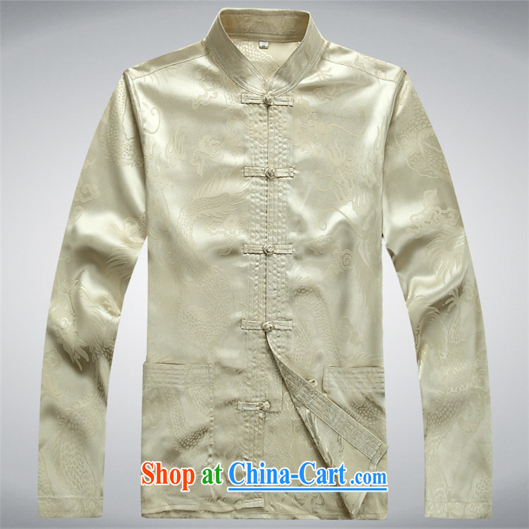 The Spring and Autumn Period, the middle-aged and older Chinese men's T-shirt long-sleeved Kit Chinese cynosure serving Middle-aged casual male Blue Kit XXXL pictures, price, brand platters! Elections are good character, the national distribution, so why buy now enjoy more preferential! Health