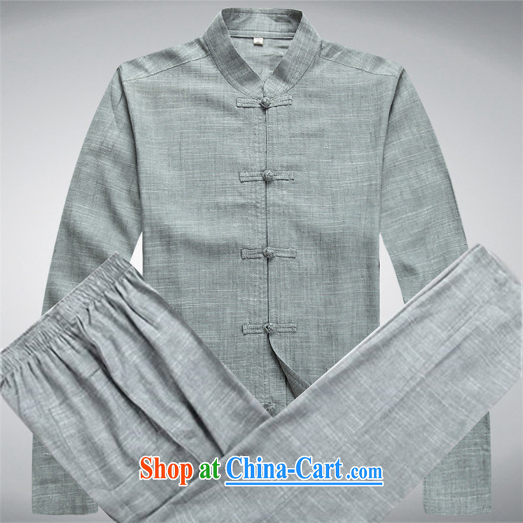 The Spring and Autumn Period, Chinese Tang discs for middle-aged men Tang load package and long-sleeved T-shirt beige Kit XXXL pictures, price, brand platters! Elections are good character, the national distribution, so why buy now enjoy more preferential! Health