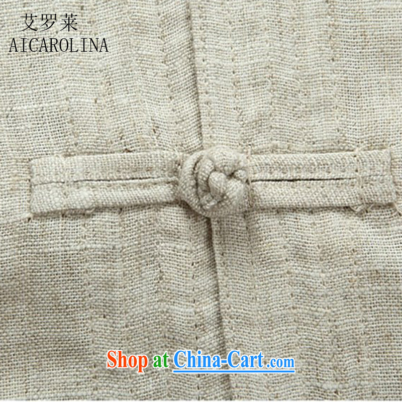 The Spring and Autumn Period, Chinese Tang on the charge-back middle-aged men Tang package with the long-sleeved T-shirt beige Kit XXXL, AIDS, Tony Blair (AICAROLINA), online shopping