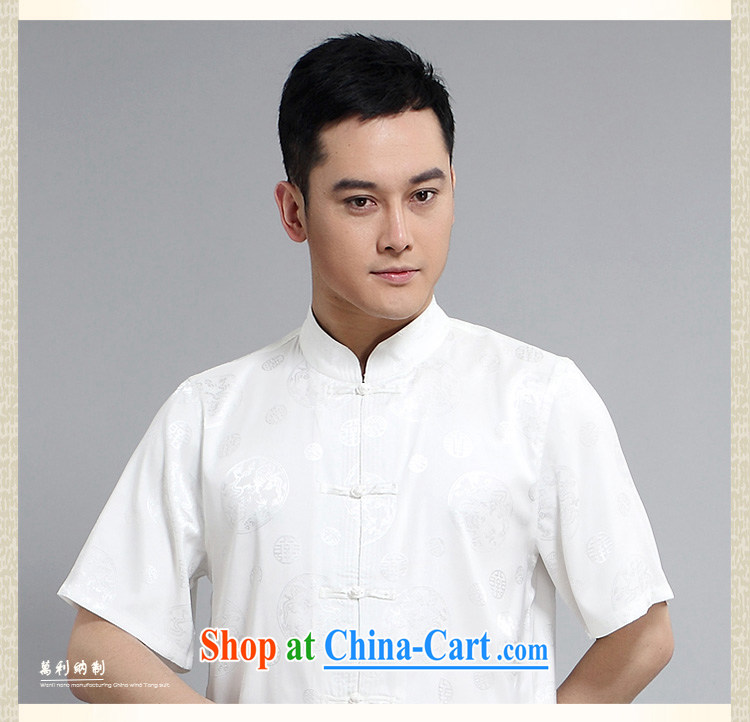 10,000, in summer 2015, Tang with a short-sleeved shirt T package of China wind men's wedding dress Kit W 1502 blue 190 pictures, price, brand platters! Elections are good character, the national distribution, so why buy now enjoy more preferential! Health