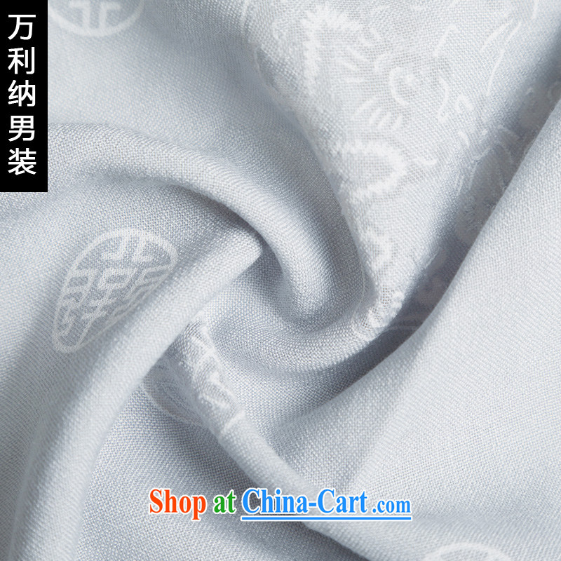 10,000, 2015 New Tang replace short-sleeved men in older cotton the Tang with short-sleeve male W 1508 white 190, 10,000, and, shopping on the Internet