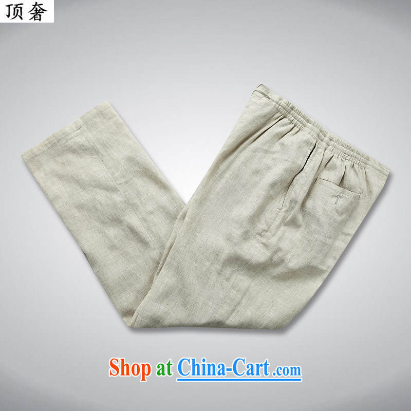 Top Luxury 2015 new summer men Tang load short-sleeve kit cotton the Tang with a short-sleeved men's linen shirt, replace old fashion manual tray clip China 052 beige package 190 pictures, price, brand platters! Elections are good character, the national distribution, so why buy now enjoy more preferential! Health