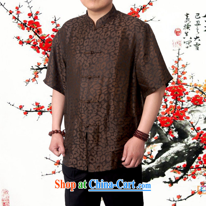 Factory outlets and Mr HUI's elderly burglary to package the 15 summer father boxed incense cloud yarn and a short-sleeved Tang package installed China wind male summer 190 Brown, British, Mr Rafael Hui (sureyou), online shopping