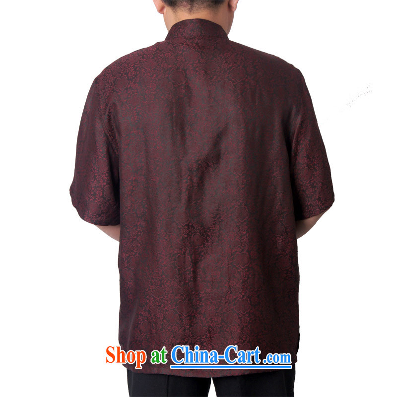 Factory outlets and Mr HUI's elderly burglary to package the 15 summer father boxed incense cloud yarn and a short-sleeved Tang package installed China wind male summer 190 Brown, British, Mr Rafael Hui (sureyou), online shopping