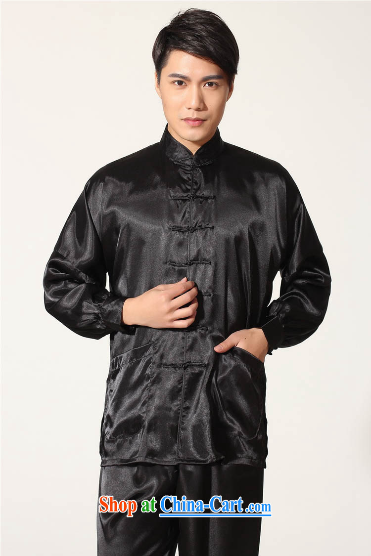 Ko Yo vines into exciting and 2015 New Men's Tang is a solid color kit damask Chinese Two-piece with the Tai Chi Kit Tang replace the collar long-sleeved T-shirt kung fu 0048 M M 0048 XXL pictures, price, brand platters! Elections are good character, the national distribution, so why buy now enjoy more preferential! Health