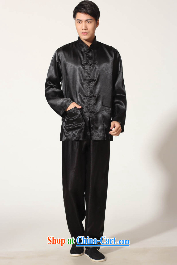 Ko Yo vines into exciting and 2015 Tai Chi clothing ancient, for long-sleeved T-shirt kung fu set damask New Men Tang is a solid color kit Chinese classical male M M 3010 3013 XXL pictures, price, brand platters! Elections are good character, the national distribution, so why buy now enjoy more preferential! Health