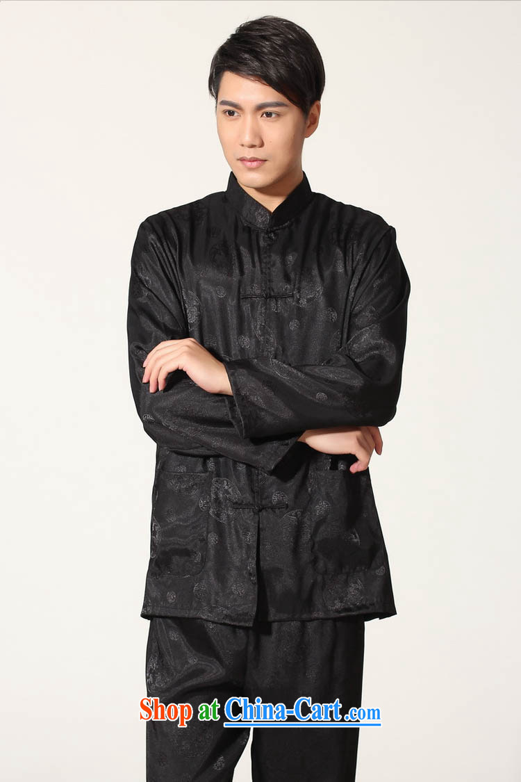 Ko Yo vines into exciting and 2015 New Men Tang is a solid color kit Chinese leisure men and Tai Chi clothing ancient, for long-sleeved T-shirt kung fu set damask M M 0050 0050 - D XXXL pictures, price, brand platters! Elections are good character, the national distribution, so why buy now enjoy more preferential! Health