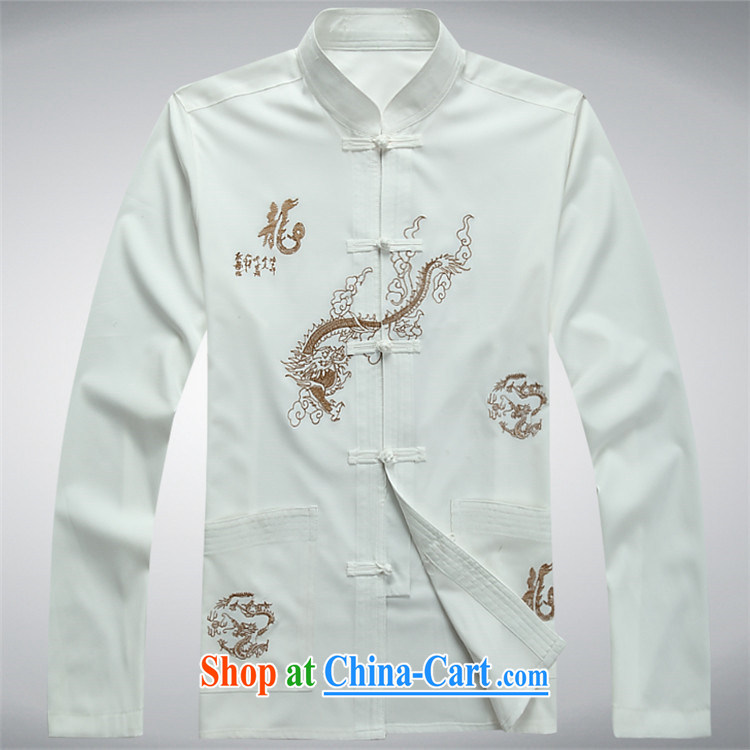 The Chinese, Chinese wind men's Tang is set long-sleeved gown Spring and Autumn and the cynosure serving beige Kit XXXL pictures, price, brand platters! Elections are good character, the national distribution, so why buy now enjoy more preferential! Health