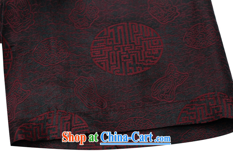 New Summer Scent cloud yarn silk middle-aged and older Chinese short-sleeved men's national dress Casual Shirt male Chinese Han-auspicious 1000 Jubilee 1000 Jubilee red XXXL/190 pictures, price, brand platters! Elections are good character, the national distribution, so why buy now enjoy more preferential! Health