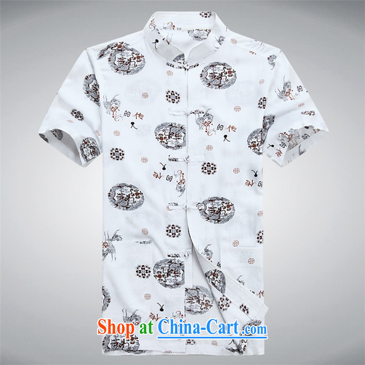 The Honorable Henry Tang, the men's short-sleeved cotton older short-sleeve and collar-tie National Service summer blue S pictures, price, brand platters! Elections are good character, the national distribution, so why buy now enjoy more preferential! Health