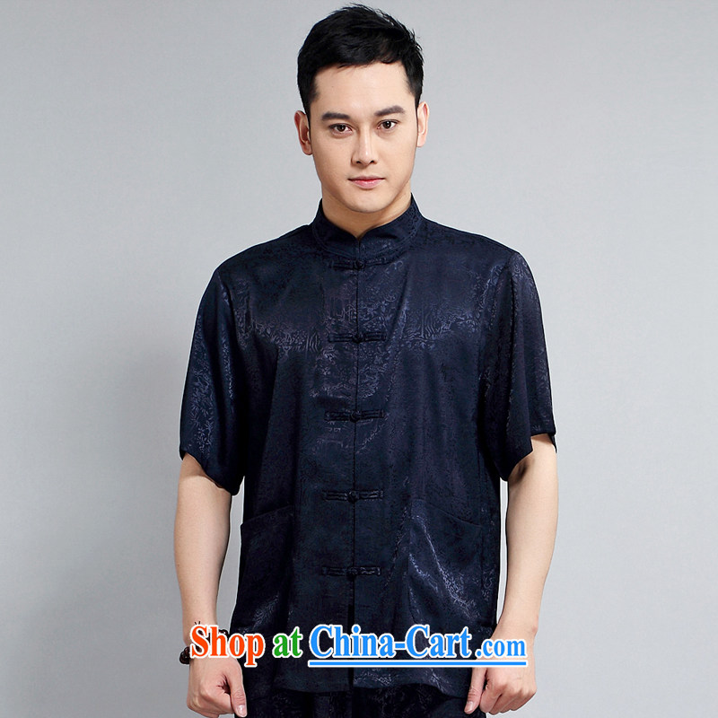 Chinese men and short-sleeve kit summer new, older men's cotton the male, Tang with morning exercise clothing exercise clothing Tai Chi's father served with 1501 white suite 190, JACK EVIS, shopping on the Internet