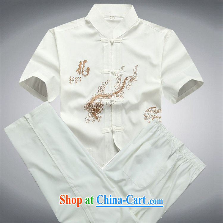 The Carolina boys men's T-shirt summer middle-aged and older Chinese men's short-sleeved Chinese cynosure serving Middle-aged Leisure package dark blue Kit XXXL pictures, price, brand platters! Elections are good character, the national distribution, so why buy now enjoy more preferential! Health