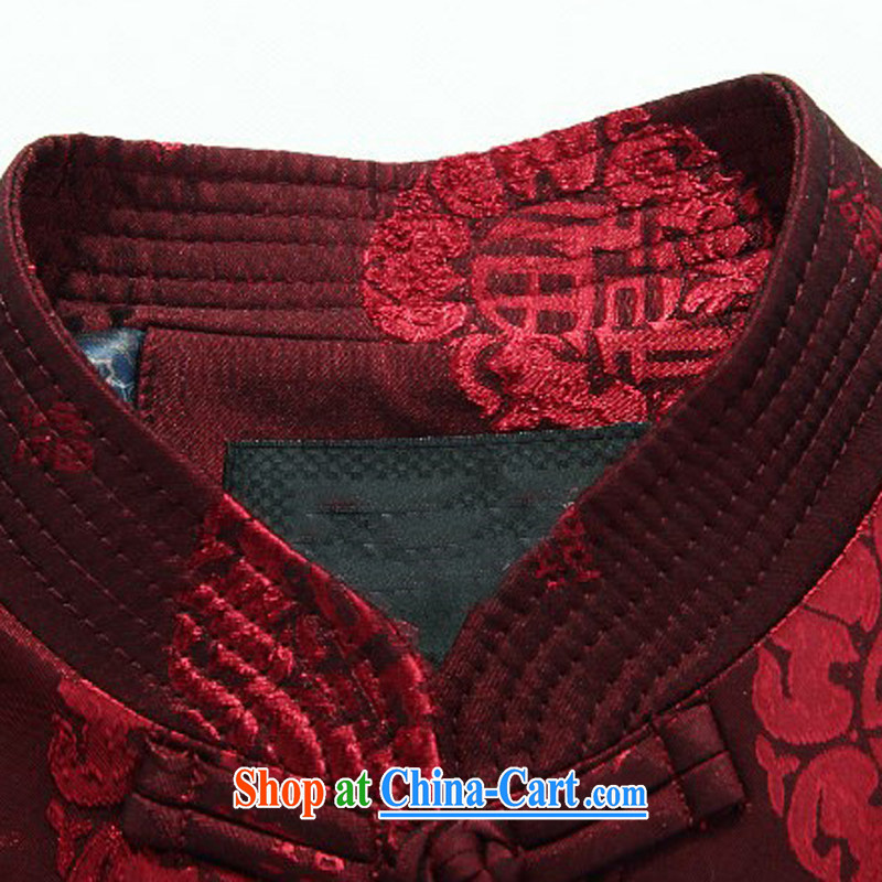 The chestnut mouse spring men Chinese men's spring Chinese male older persons in China wind thin jacket coat red XXXL, the chestnut mouse (JINLISHU), shopping on the Internet