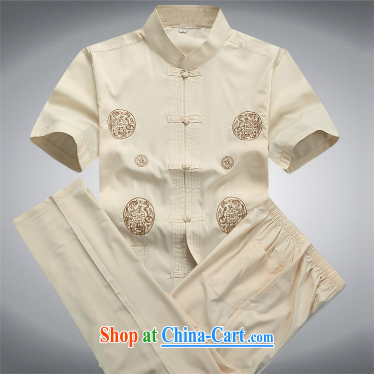 Vladimir Putin the new package Chinese elderly in China, short-sleeved summer thin men's summer beige Kit XXXL pictures, price, brand platters! Elections are good character, the national distribution, so why buy now enjoy more preferential! Health