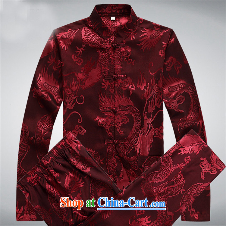 The chestnut mouse, older men Tang with long-sleeved Kit Spring Summer clothes restaurant clothing and Blue Kit XXXL pictures, price, brand platters! Elections are good character, the national distribution, so why buy now enjoy more preferential! Health
