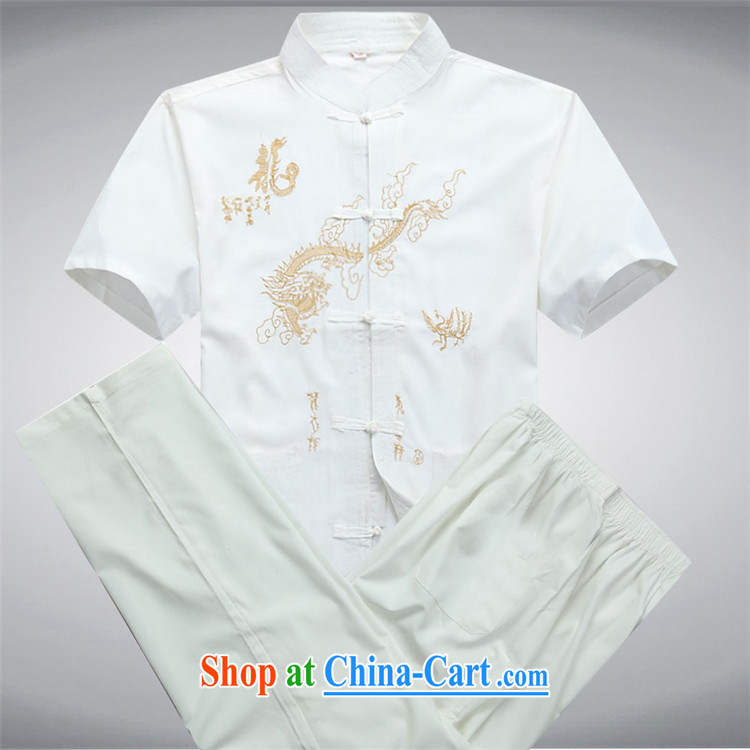 Putin's European men's short-sleeved, older Chinese summer older persons summer China wind Dragon men Tang package with dark blue Kit L pictures, price, brand platters! Elections are good character, the national distribution, so why buy now enjoy more preferential! Health