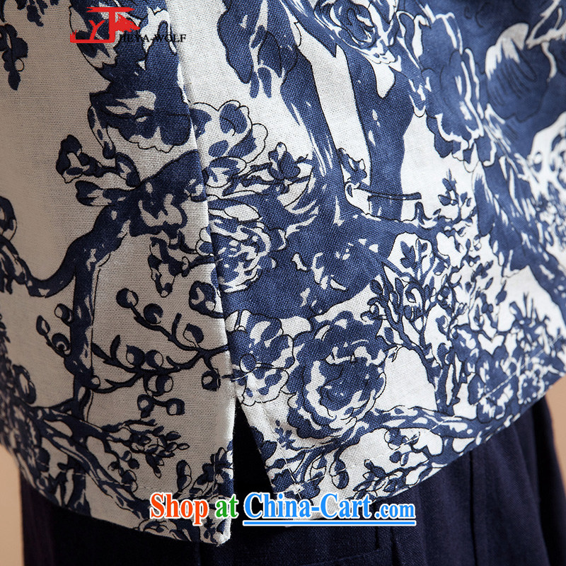 Jack And Jacob - Wolf JIEYA - WOLF New Tang on short-sleeved men's cotton summer the couple husband and wife working fashion, men with Tang Jie, Jacob hit mine couples two 1513 180/XL, JIEYA - WOLF, shopping on the Internet