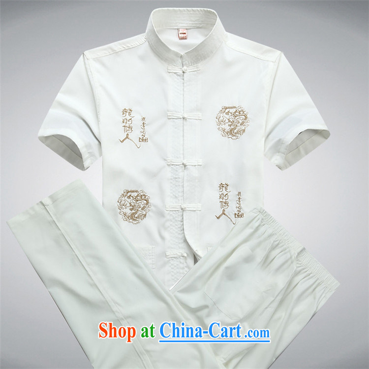The new Prime Minister Blair, short-sleeved Tang package installed in the Men's old men casual summer Chinese clothing elderly ethnic wind Tibetan blue color kit XXL pictures, price, brand platters! Elections are good character, the national distribution, so why buy now enjoy more preferential! Health
