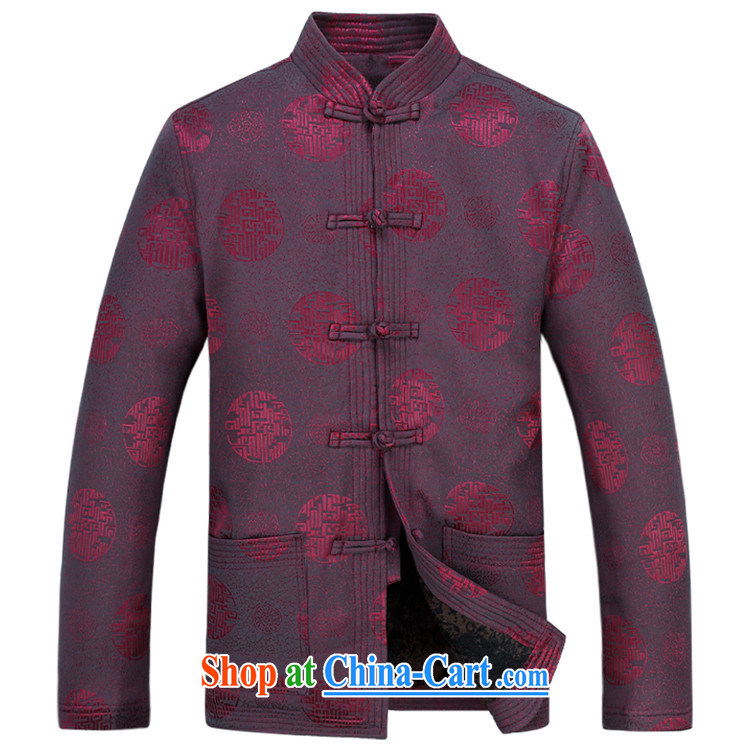 The chestnut mouse, older persons with short and long-sleeved T-shirt men's Chinese jacket coat elderly clothing brown XXXL pictures, price, brand platters! Elections are good character, the national distribution, so why buy now enjoy more preferential! Health