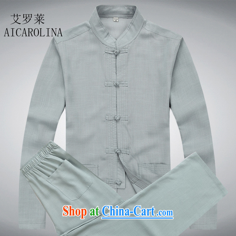 The Carolina boys men's long-sleeved Tang package installed, older people T-shirt gray package XXXL, AIDS, Tony Blair (AICAROLINA), online shopping
