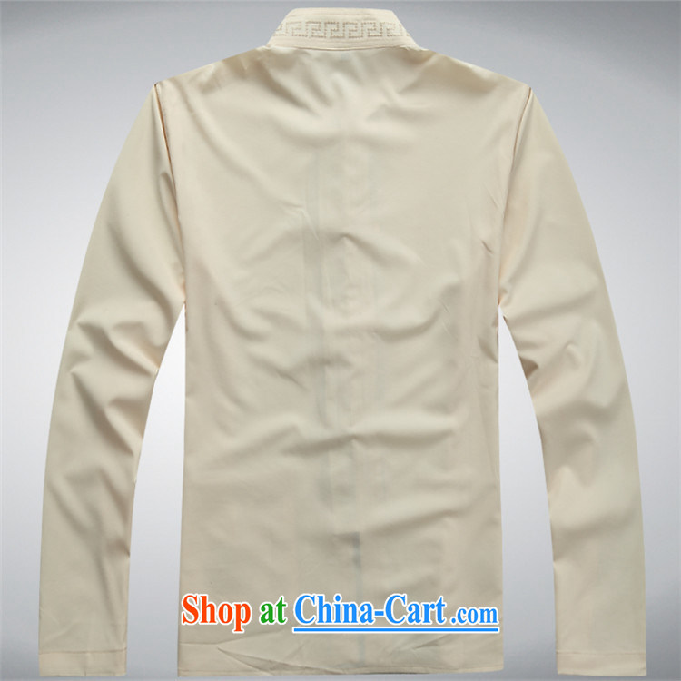 Putin's Europe in the new, male Chinese long-sleeved Kit older persons in smock spring and summer with Han-grandfather jacket with light yellow T-shirt XXL pictures, price, brand platters! Elections are good character, the national distribution, so why buy now enjoy more preferential! Health