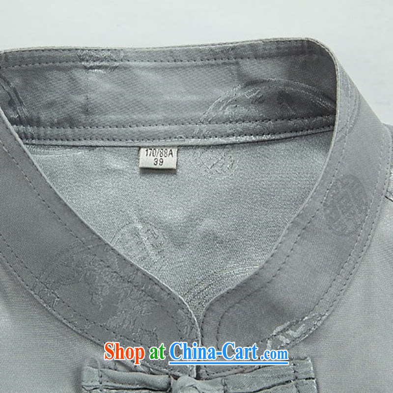 Kim Jong-il chestnut Mouse middle-aged and older men Tang package with men and long-sleeved Tang replace older persons in China and Chinese White package XXXL, the chestnut mouse (JINLISHU), shopping on the Internet