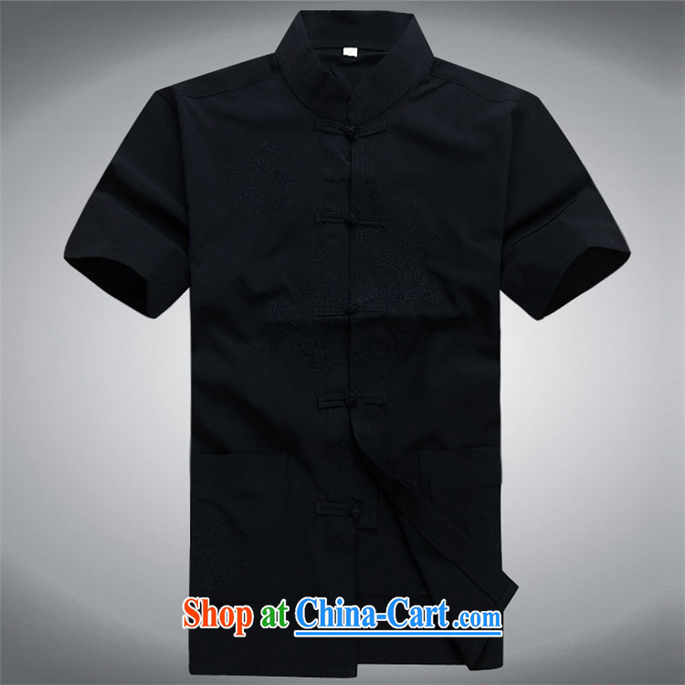 Vladimir Putin in the older men and Chinese Tang with a short-sleeved shirt men's summer Chinese style Chinese loose half sleeve shirt white package XXXL pictures, price, brand platters! Elections are good character, the national distribution, so why buy now enjoy more preferential! Health