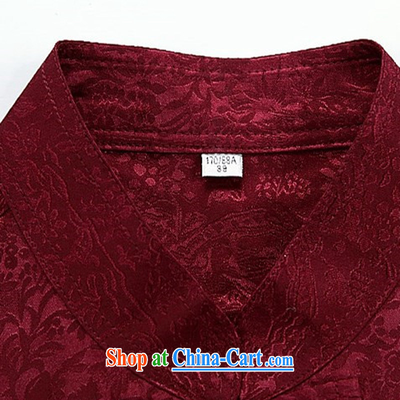 Putin's European Summer men's Tang is set long-sleeved older people in China's Ethnic clothing, for Chinese clothes T-shirt white package XXXL, Beijing (JOE OOH), shopping on the Internet