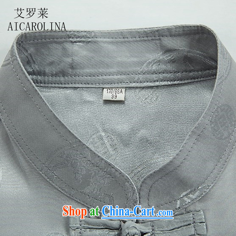 The Spring and Autumn Period, new, older long-sleeved Chinese package men, for Chinese father replacing Tang with beige Kit XXXL, the Tony Blair (AICAROLINA), online shopping
