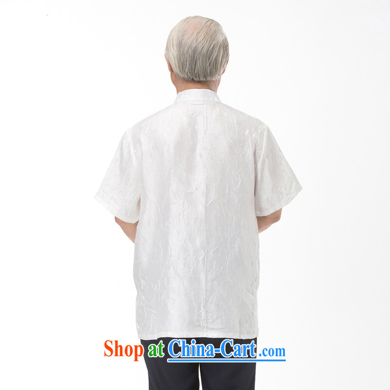 2015 New, Old cotton the Tang with men and a short-sleeved T-shirt, clothing and replace short summer dress stamp father loaded the code gray XXXL/190, and mobile phone line (gesaxing), and, on-line shopping