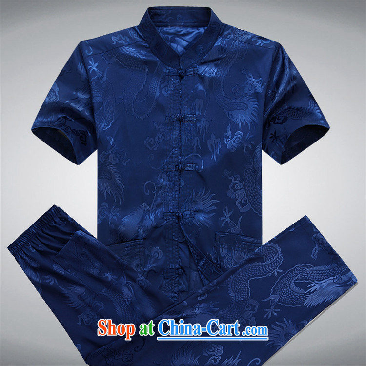 The chestnut mouse summer new middle-aged and older Chinese men and Chinese men's short sleeve with the Code Red Kit XXL pictures, price, brand platters! Elections are good character, the national distribution, so why buy now enjoy more preferential! Health