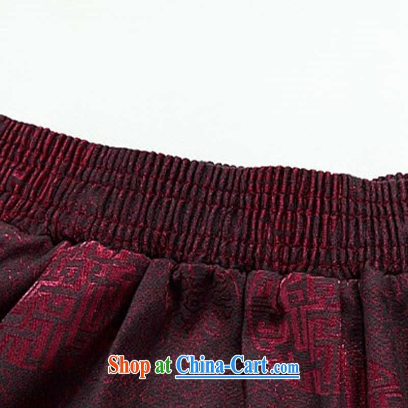 The Beijing New China wind older people in Jubilee 1000 thick Elastic waist short pants has been the men's pants and comfortable brown XXL, Beijing (JOE OOH), shopping on the Internet