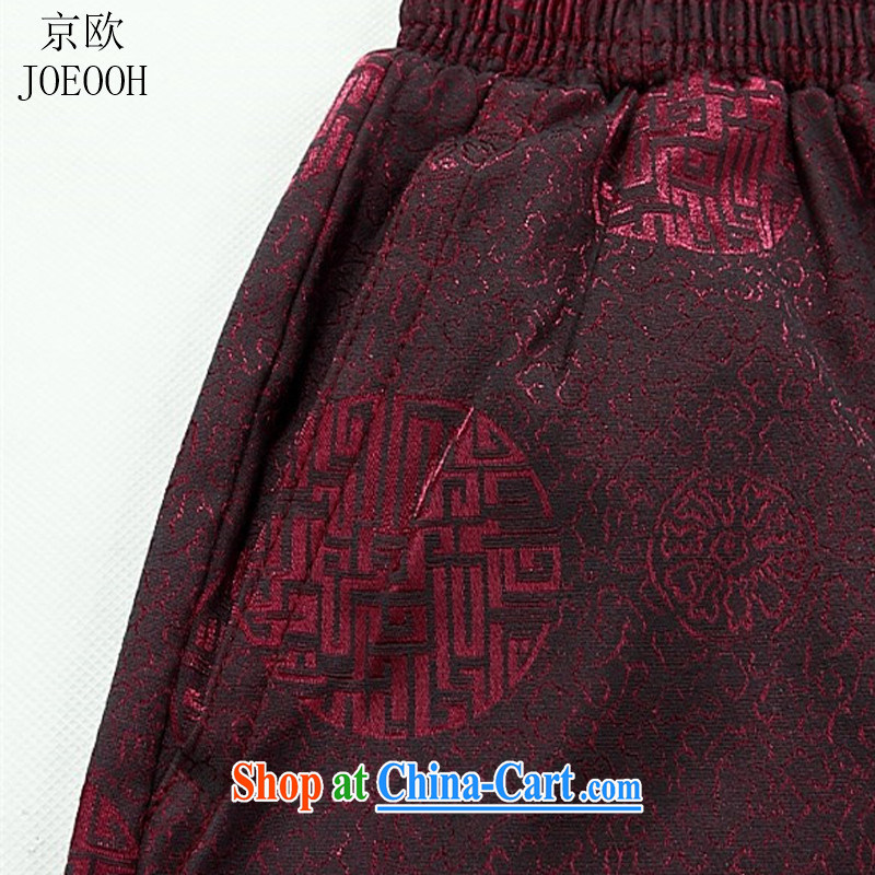 The Beijing New China wind 1000 Jubilee thick Elastic waist short pants has been the men's pants and comfortable red 4 XL, Beijing (JOE OOH), online shopping