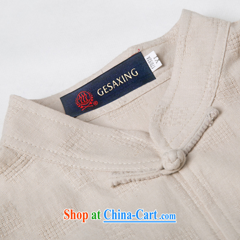 and mobile phone line new summer Chinese, for embroidery cotton the Chinese short-sleeved, older summer manual tray snaps cotton Ma short-sleeved T-shirt ethnic wind clothing boutiques, light blue M/170, and mobile phone line (gesaxing), and, on-line shop