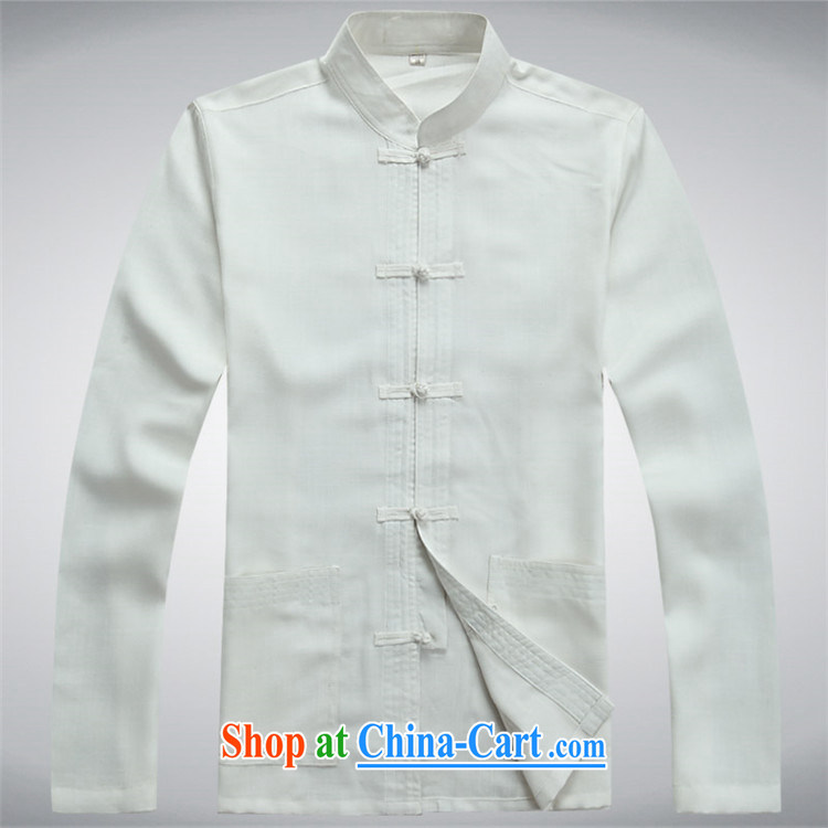 The chestnut mouse Tang with Chinese-tie linen long-sleeved jacket shirt, older men, and larger long-sleeved Chinese Package white package XXXL pictures, price, brand platters! Elections are good character, the national distribution, so why buy now enjoy more preferential! Health