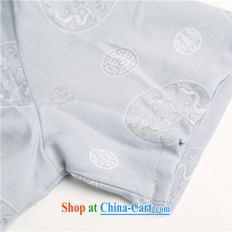 The Carolina boys, older men's summer short-sleeved Chinese nation with China wind father is Chinese, for Leisure package m White 4XL, the Tony Blair (AICAROLINA), shopping on the Internet